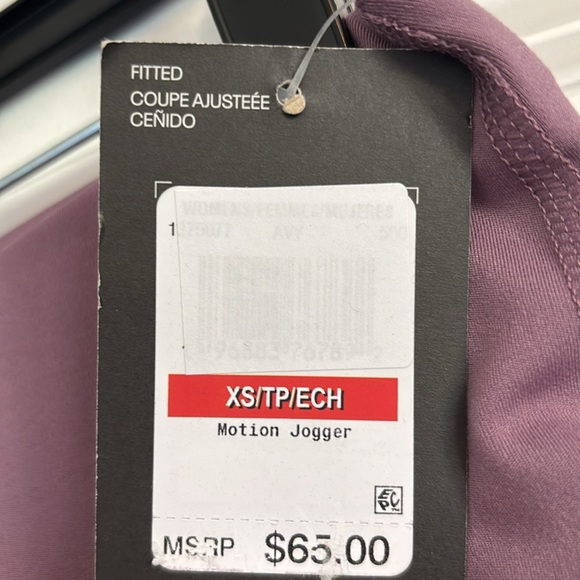 NWT Under Armour Women's Motion Joggers, misty purple, XS - Picture 9 of 12